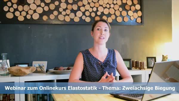 Gratis-Webinar (Elastostatik) Schiefe Biegung