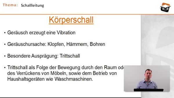 Schallleitung und Schalldmmung - Baustofftechnik 1
